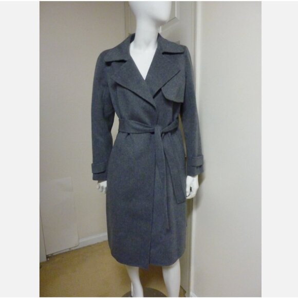 Theory 'Oaklane DF New Divid' Wool & Cashmere Coat - Picture 2 of 7